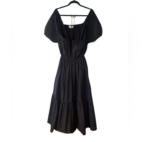 Matteau Black Ruched Tiered Maxi Dress - Picture 1 of 9